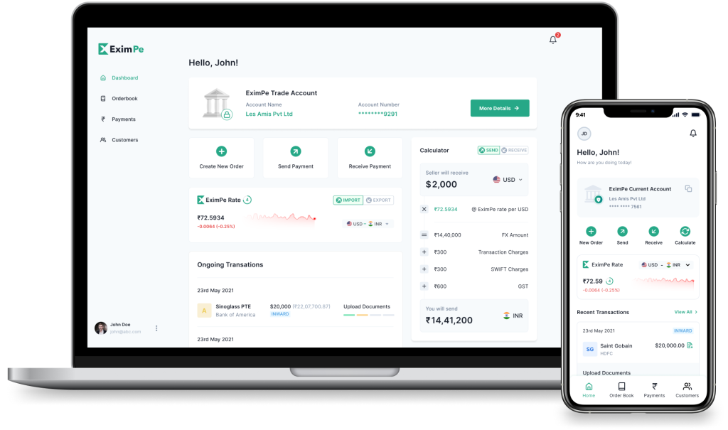EximPe product demo
