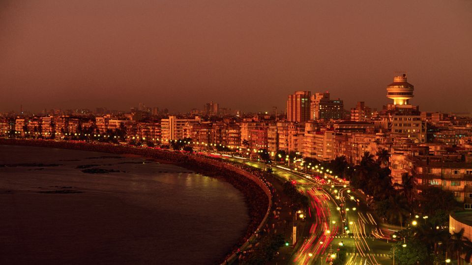 Mumbai cityscape at night