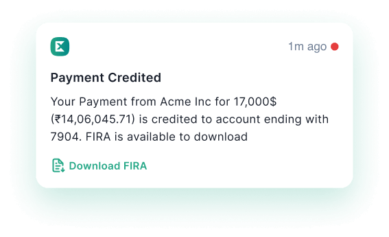 Payment Credited